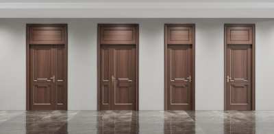 简欧门组合3D模型下载